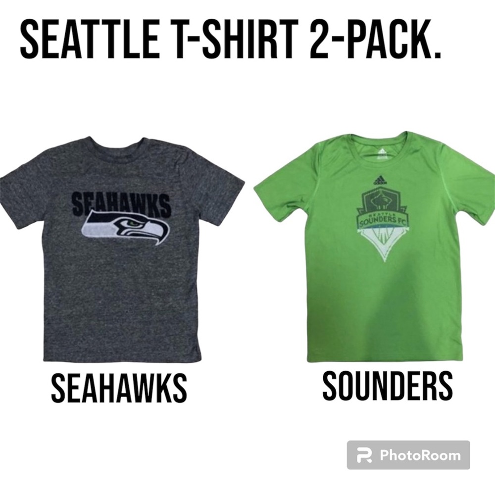 Seattle Sports T-Shirt Bundle (Seahawks, Sounders)